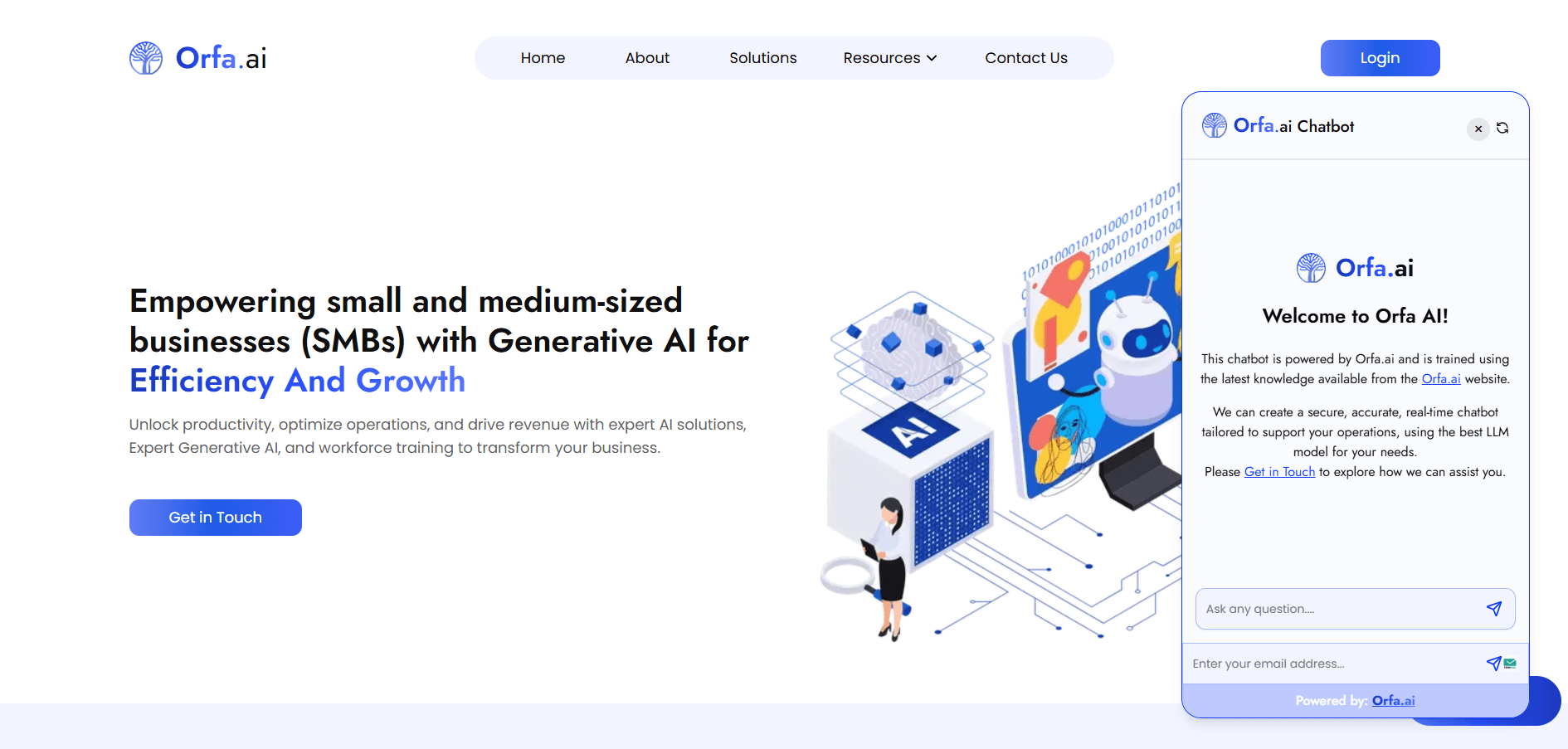 AI Consulting & Business Solutions Website preview
