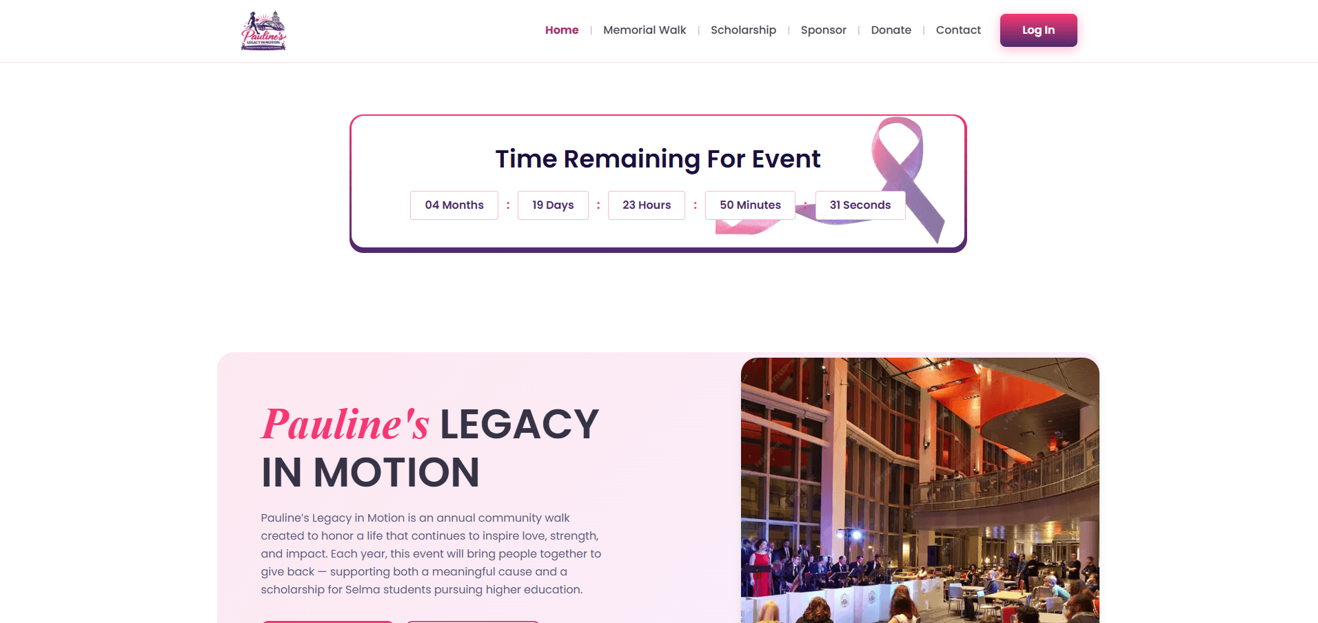 Charity & Community Support Platform preview